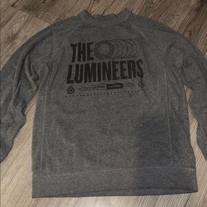 The Lumineers Charcoal Crewneck Sweater